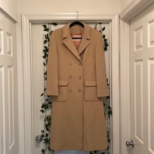 Women’s Tan Pendleton Vintage 100% Pure Virgin Wool Coat Size 12